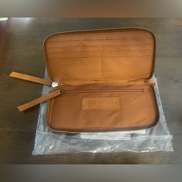 Brand new Free People Distressed Vegan Wallet - Picture 6 of 6